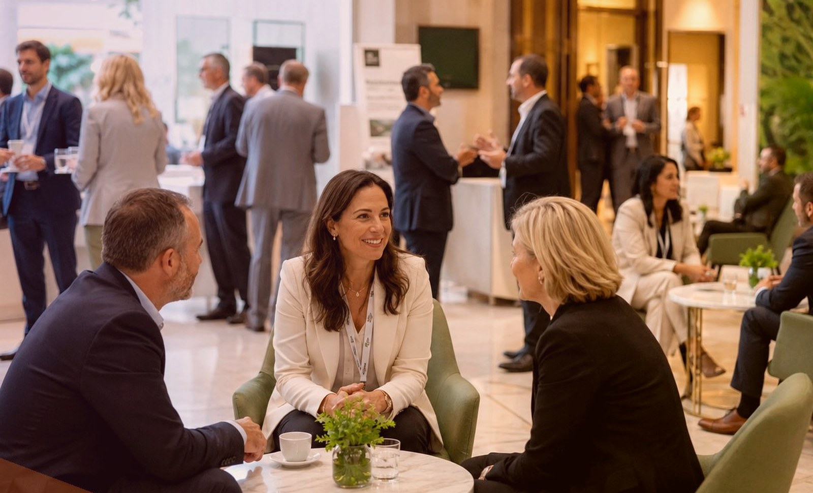 Professional networking area